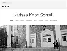 Tablet Screenshot of karissaknoxsorrell.com